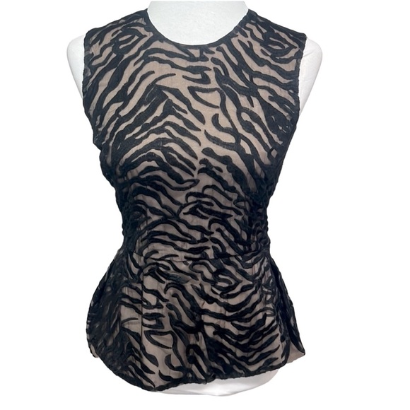 BCBG Maxazria Peplum Back Blouse - Picture 3 of 7